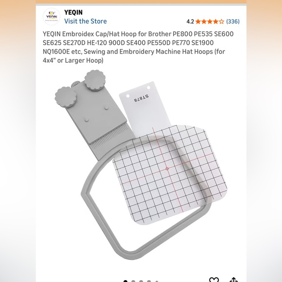 Embroidery Hat Hoop - Picture 2 of 5